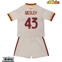 AS Roma Wesley Franca #43 Replica Away Minikit 2026-27 Short Sleeve (+ pants)